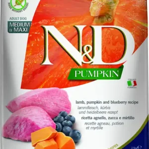 Akční Nabídka N&D Grain Free Pumpkin Adult M/L Lamb & Blueberry 12kg